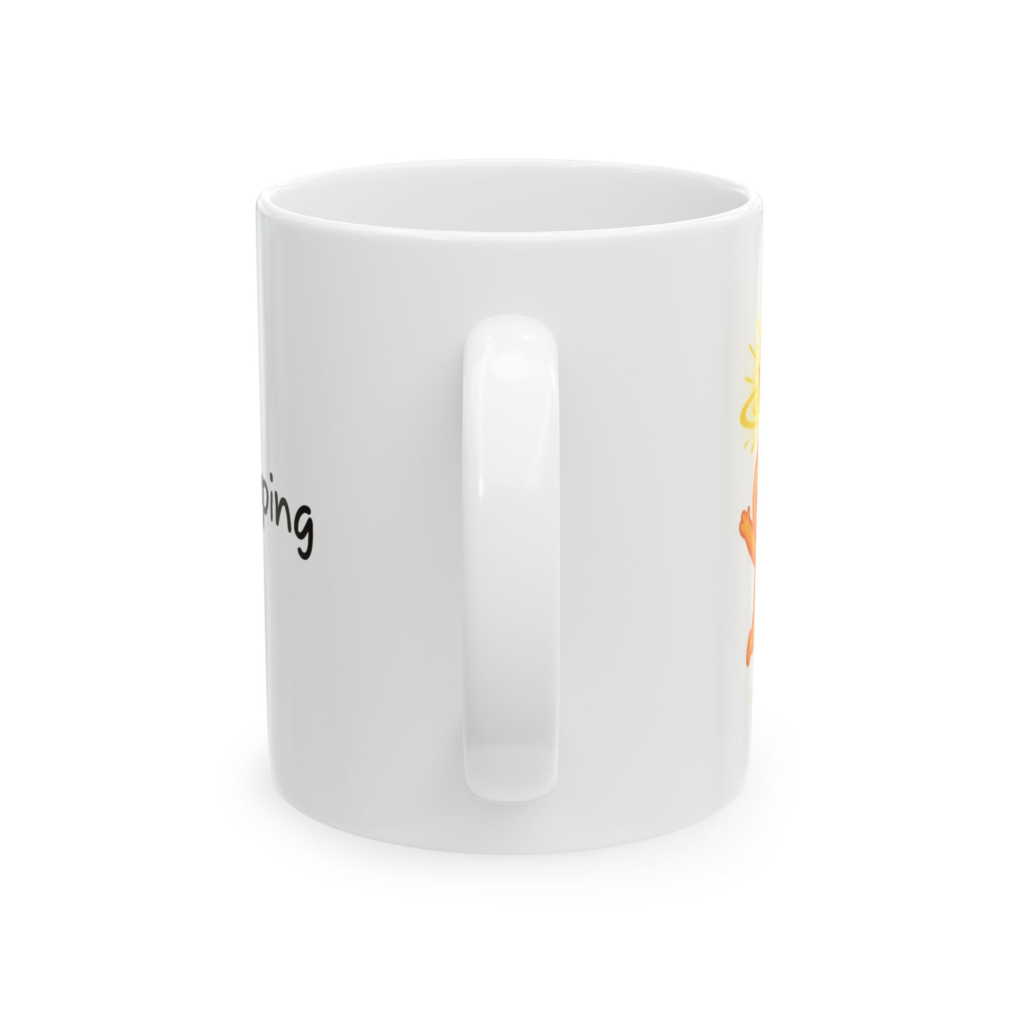 Mug - Keep Jumping 11oz/15oz Ceramic Mug with Inspirational Design