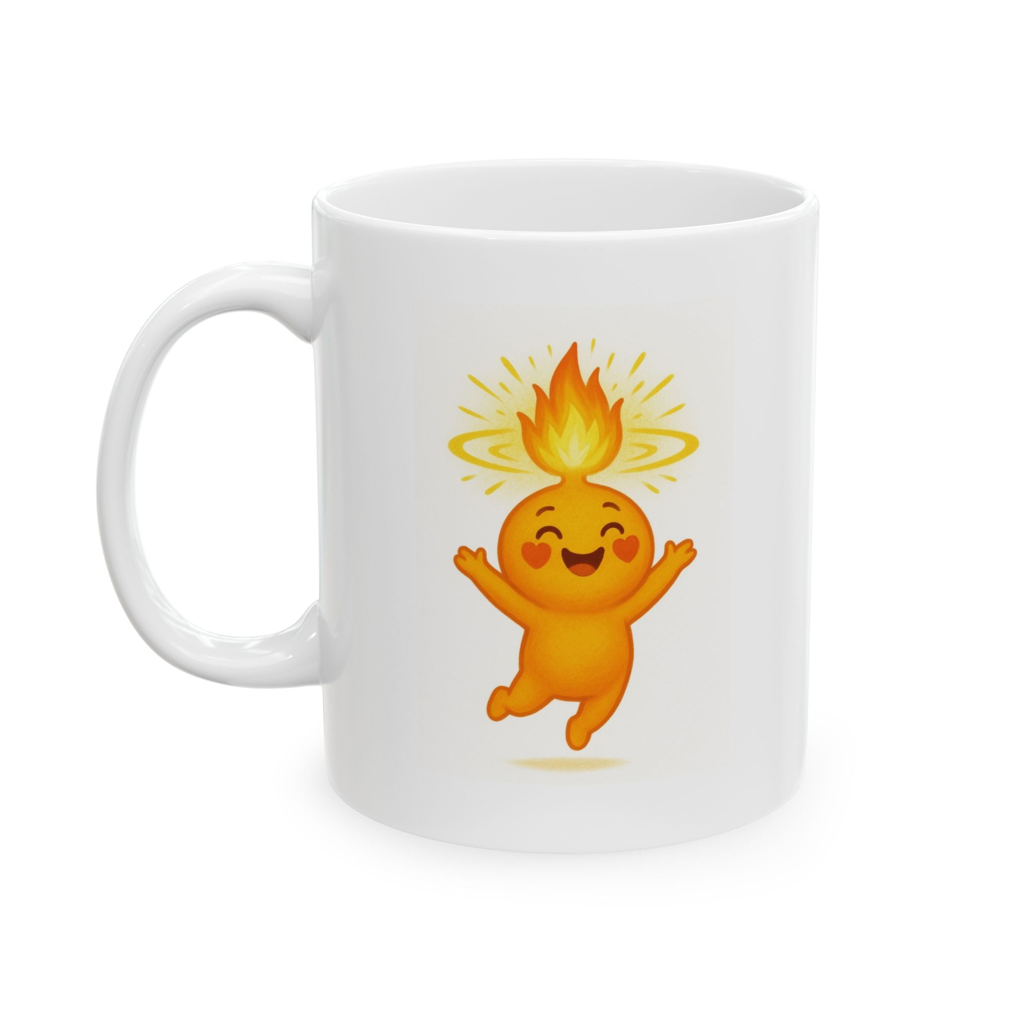 Mug - Keep Jumping 11oz/15oz Ceramic Mug with Inspirational Design