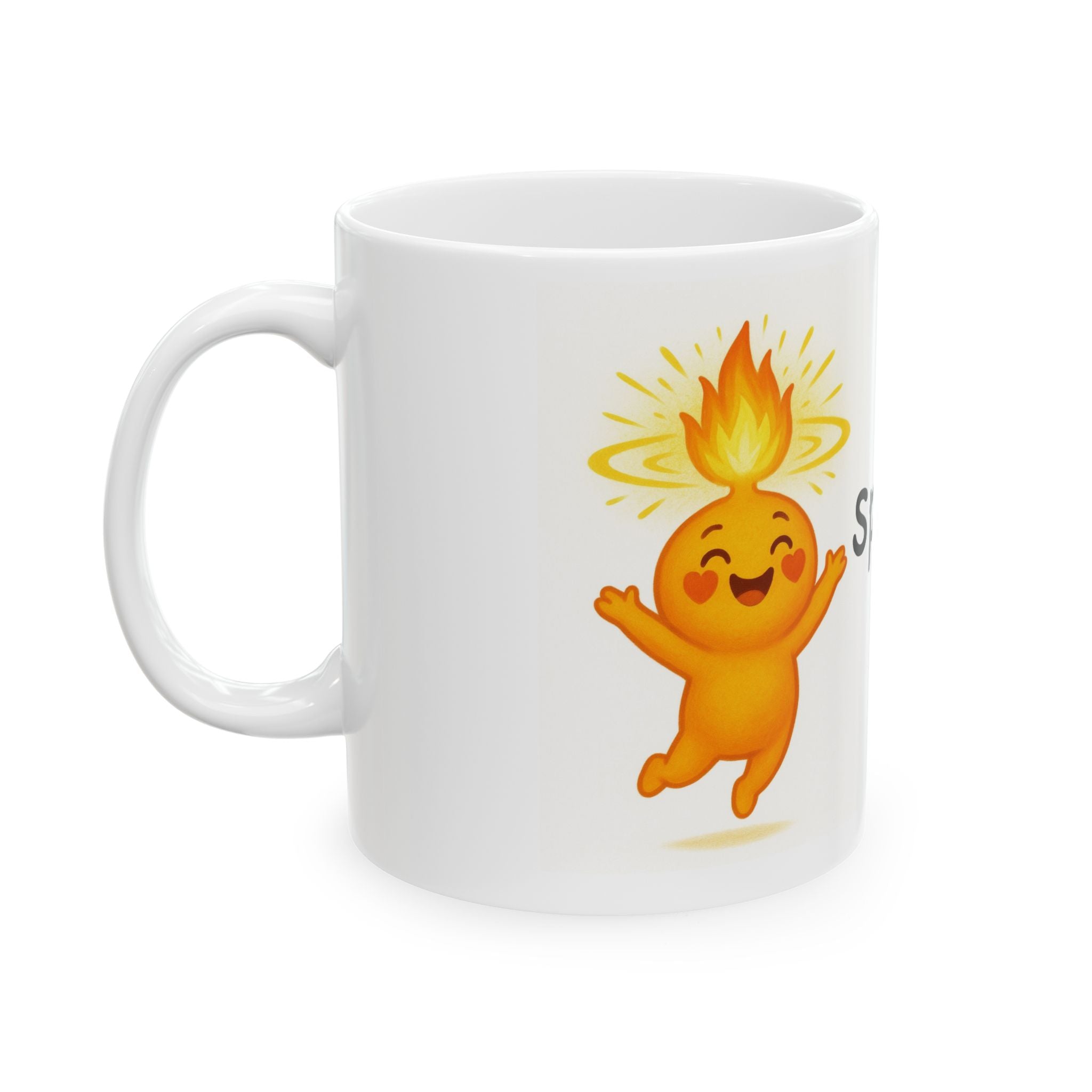 Spark Dreams Coffee Mug – Cute Spark Character Ceramic Mug | Inspirational Gift | 11oz