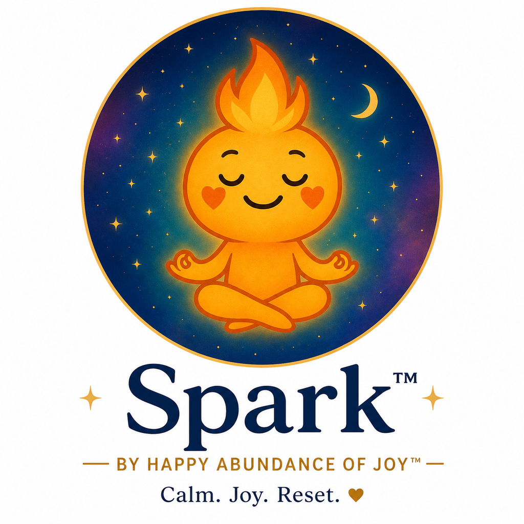 Spark™ Logo Sticker — by Happy Abundance of Joy™