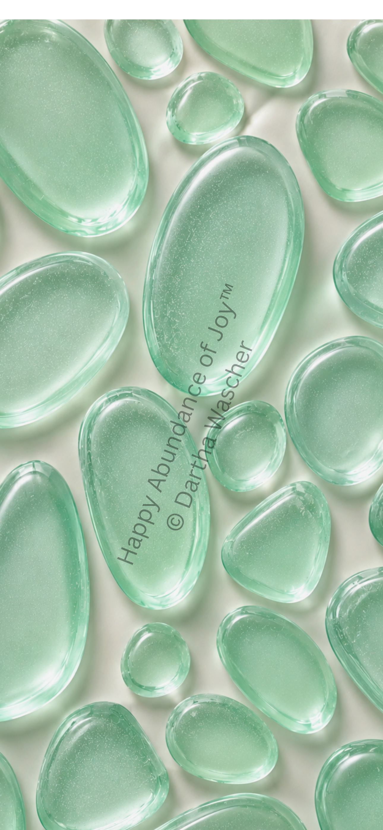 Coastal Sea Glass – Liquid Glass Wallpaper