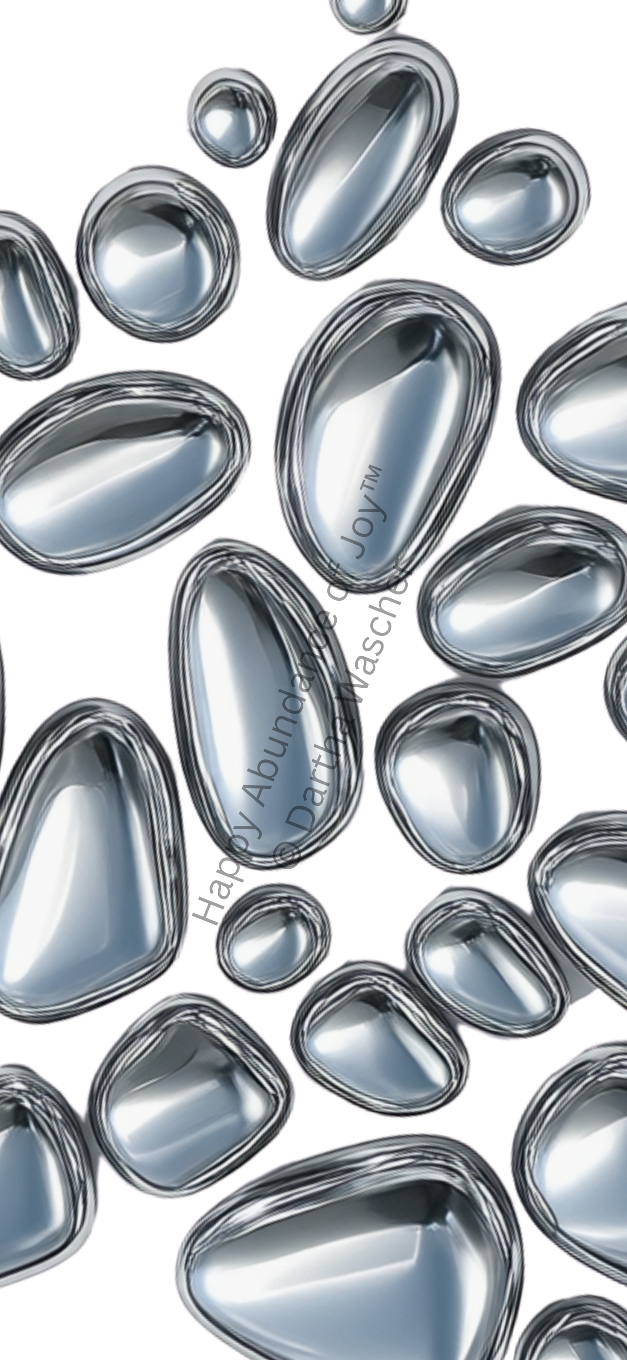Chrome Liquid Wallpaper