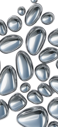 Chrome Liquid Wallpaper